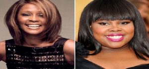 amber riley whitney houston